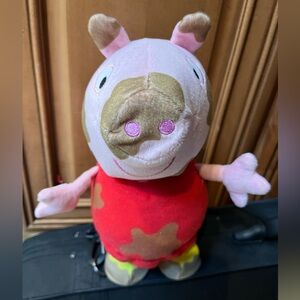 RARE Electronic Peppa Pig Jumping toy that speaks Italian